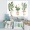 Designart - Houseplant Monstera & Peace Lily In Terra Cotta - Farmhouse Canvas Wall Art Print